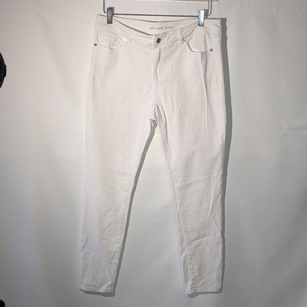 Michael Kors Classic White Denim